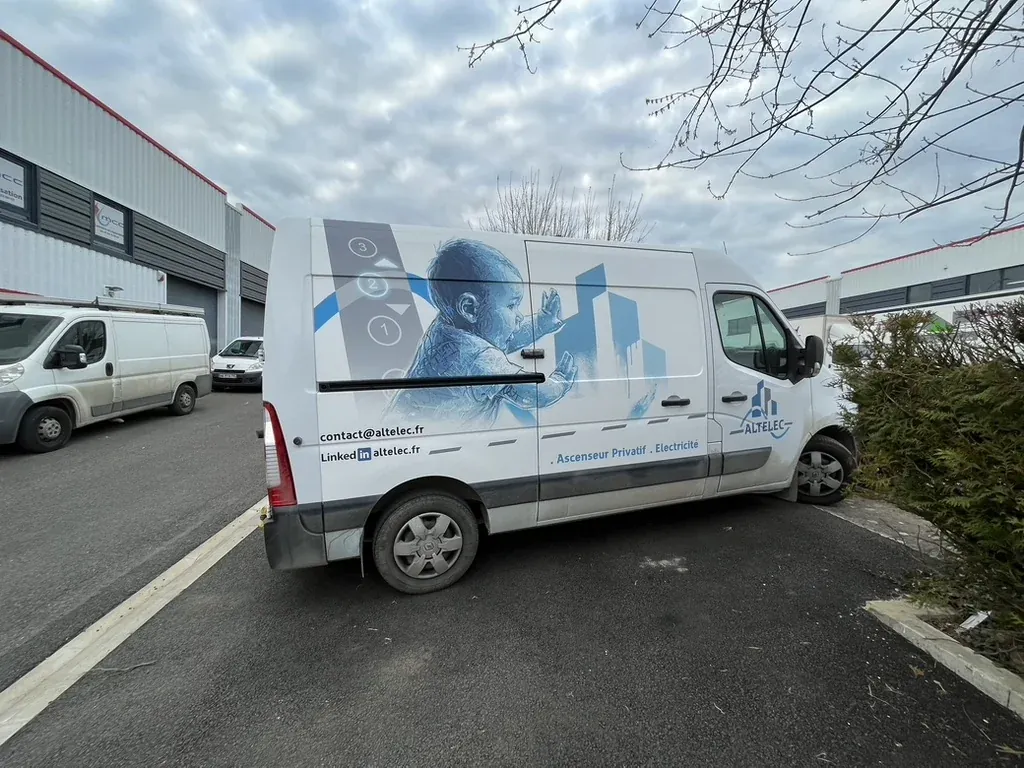 Marquage du véhicule Altelec